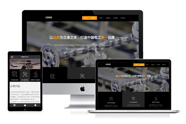 电子电工行业网站模板展示